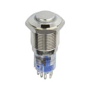 Przełącznik podświetlany IP67 DPDT, czerwony/zielony