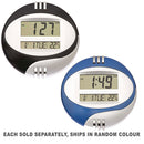 Wielofunkcyjny owalny cyfrowy zegar ścienny/stołowy