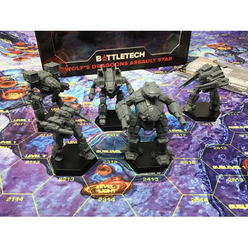 BattleTech Wolfs Dragoons Assault Star Miniature