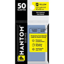 Żółte fantomowe rękawy 50pcs (41x63 mm)
