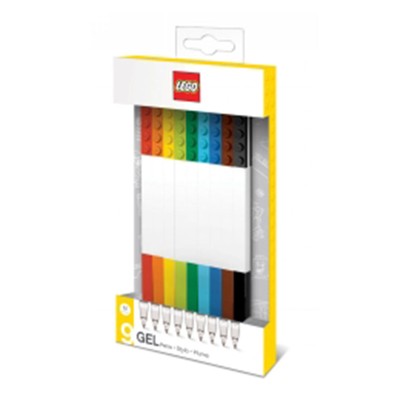 Długopis żelowy Lego z klockami do zbudowania (biały)
