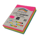 Papier do kopiowania fluorescencyjnego Rainbow A4 o gramaturze 75 g/m², 1 ryza