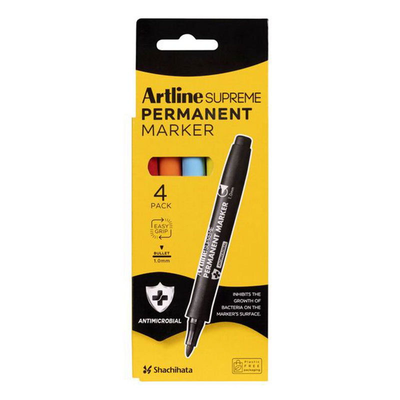 Marker Artline Supreme 1mm (4 sztuki w opakowaniu)