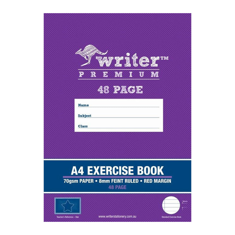 Zeszyt ćwiczeń Writer Premium A4 w linie 8 mm
