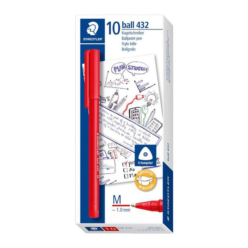 Długopis trójkątny Staedtler Medium Stick 10szt