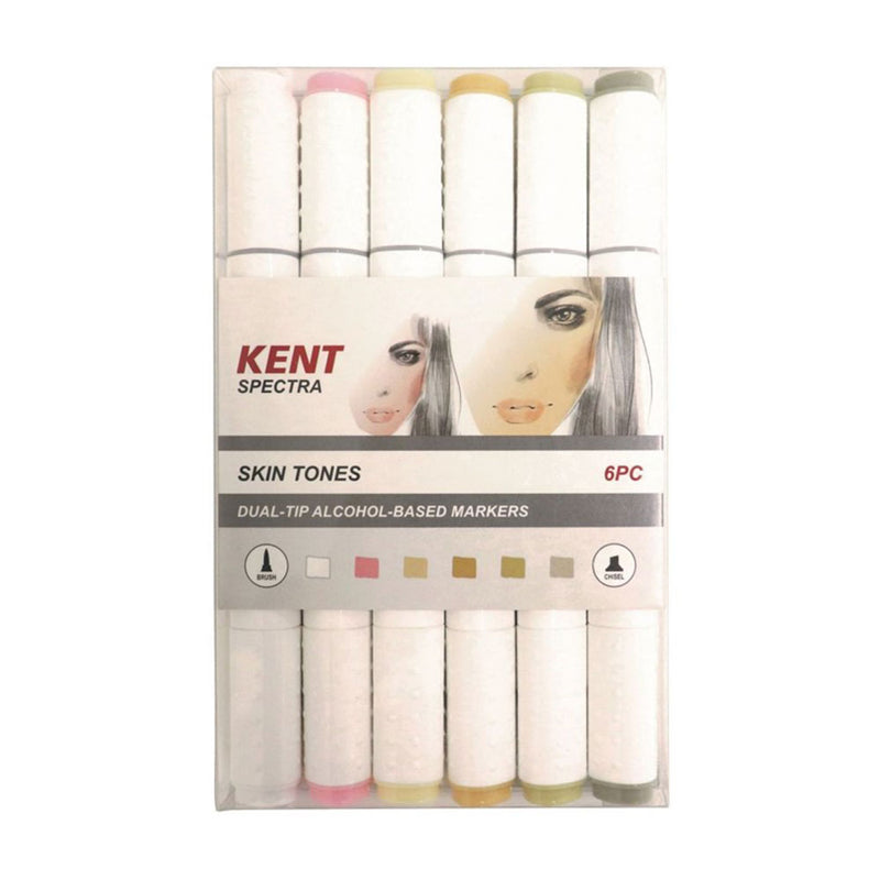 Kent Spectra Graphic Design Marker Zestaw 6PCS