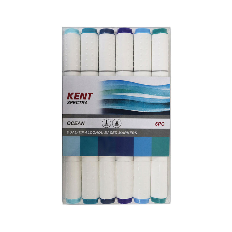 Kent Spectra Graphic Design Marker Zestaw 6PCS