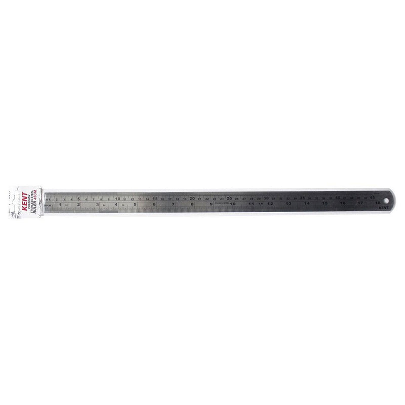 Kent Imperial and Metric Steel Ruler