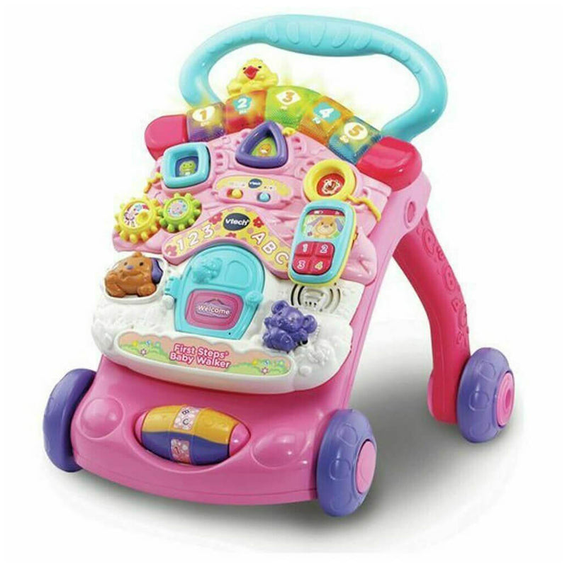 VTech First Steps Baby Walker Pink