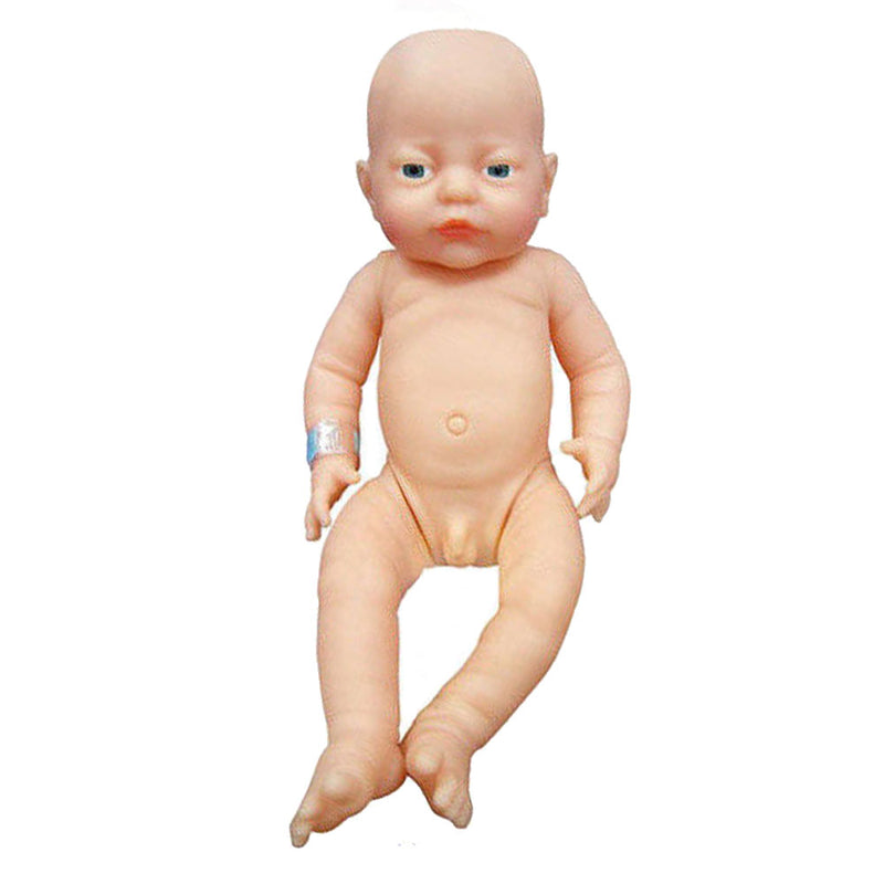 Lalka noworodkowa rasy kaukaskiej z pieluszką 41 cm