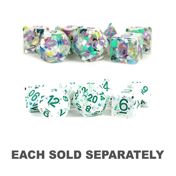 MDG Recycled Resin Polyhedral Dice Set 16mm
