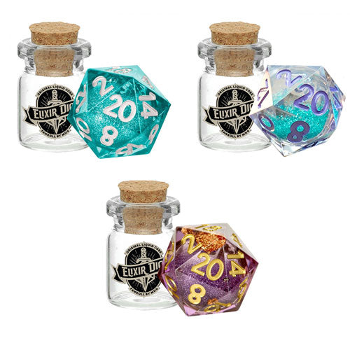 MDG Individual Liquid Core d20 Dice