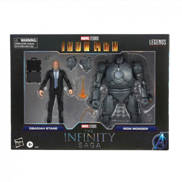 Marvel Infinity Saga Obadiah Stane & Iron Monger Figure 2Pk