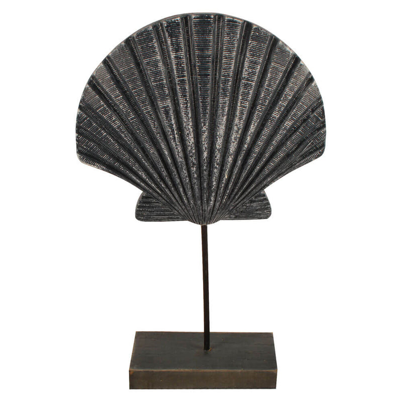 Seashell Wooden Ornament on Stand (25x16x5cm)