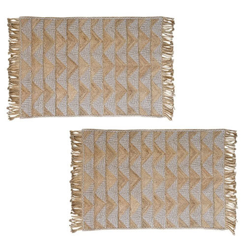 Laaj Jute Cotton Braided Rug