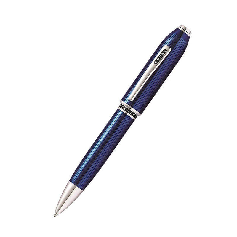 Niezrównany półprzezroczysty długopis z niebieskim lakierem kwarcowym