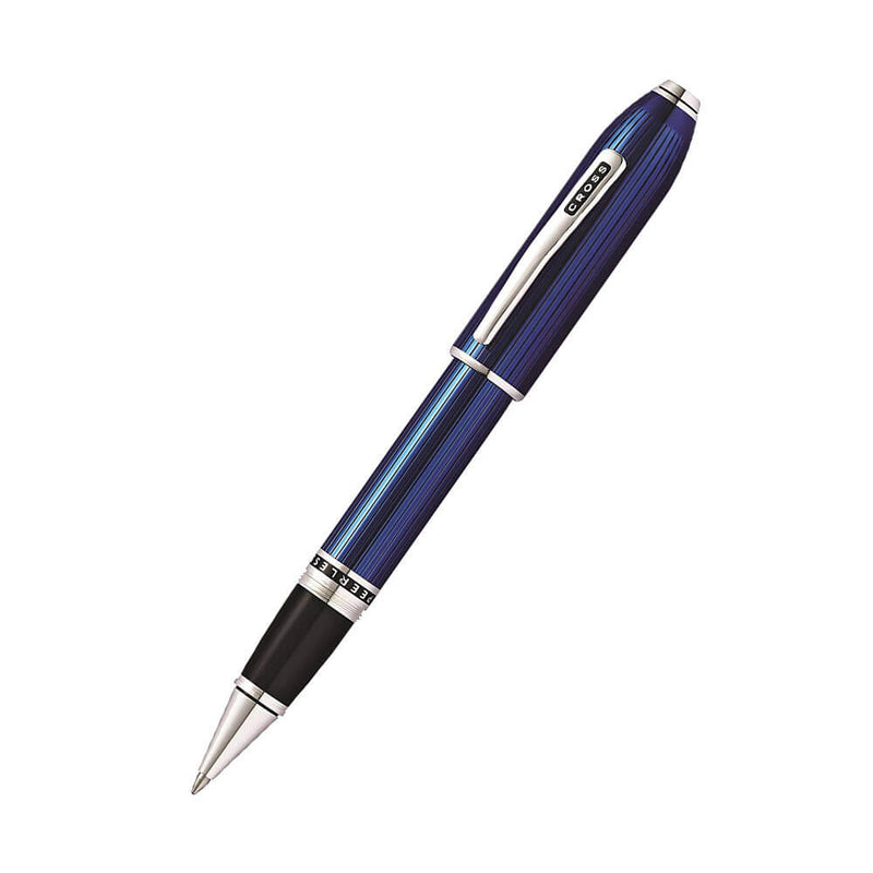 Niezrównany półprzezroczysty długopis z niebieskim lakierem kwarcowym