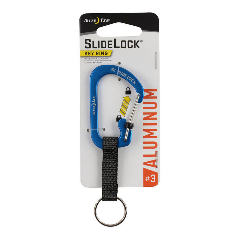 Aluminiowy brelok do kluczy SlideLock