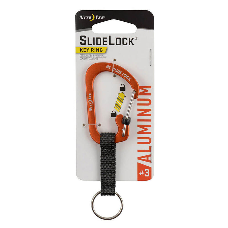 Aluminiowy brelok do kluczy SlideLock