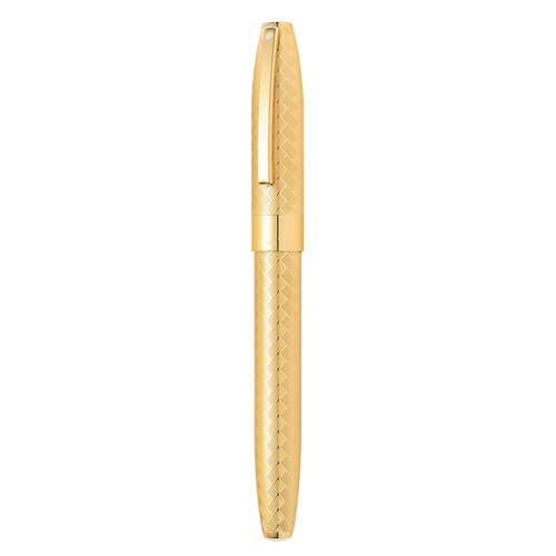 Sheaffer Legacy 23k Gold Chevron Pattern Rollerball Pen