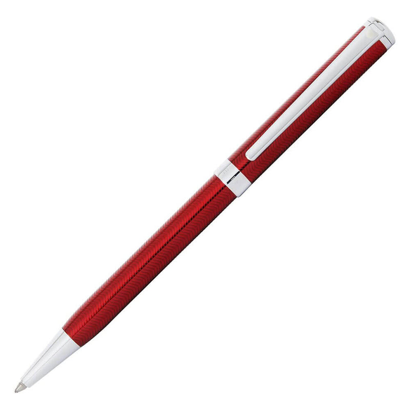 Intensity Engraved Red Lacquer Pen w/ Chrome Trim