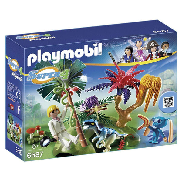 Playmobil Lost Island with Alien & Raptor