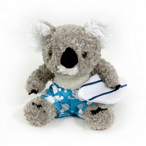 16cm Surfing Koala Plush