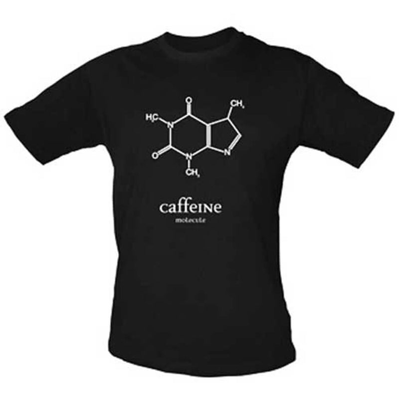 Koszulka z cząsteczkami kofeiny