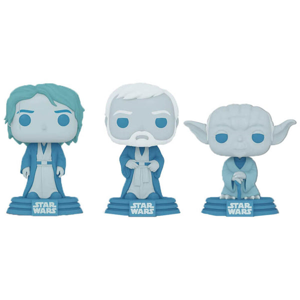 Star Wars Across the Galaxy Force Ghost Glow US Ex Pop! 3pk