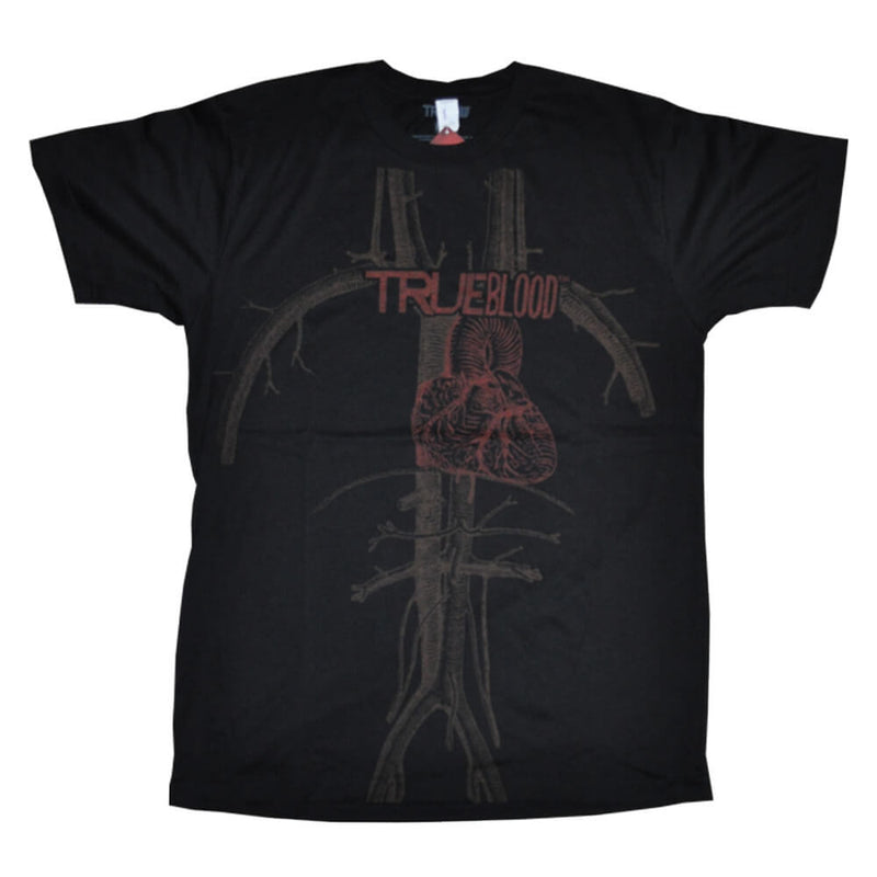 Męski T-shirt z logo True Blood Heart