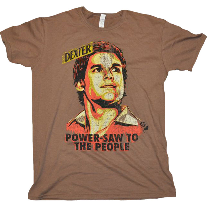 Brązowa koszulka męska Dexter Power-Saw