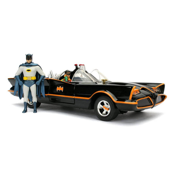 Batman (1966) Batmobile 1:24 w/Batman & Robin