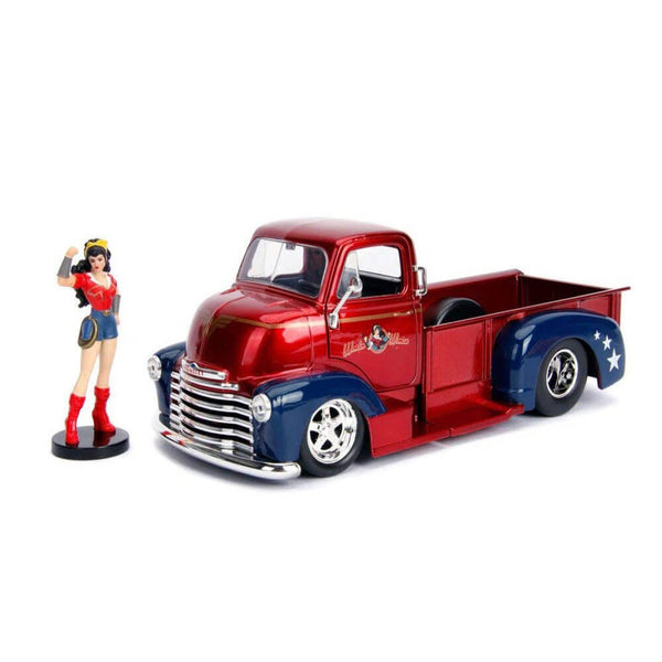 Wonder Woman Chevy Pickup 1:24 Hollywood Rides Diecast Veh