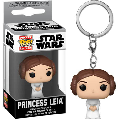 Star Wars Princess Leia Pocket Pop! Keychain