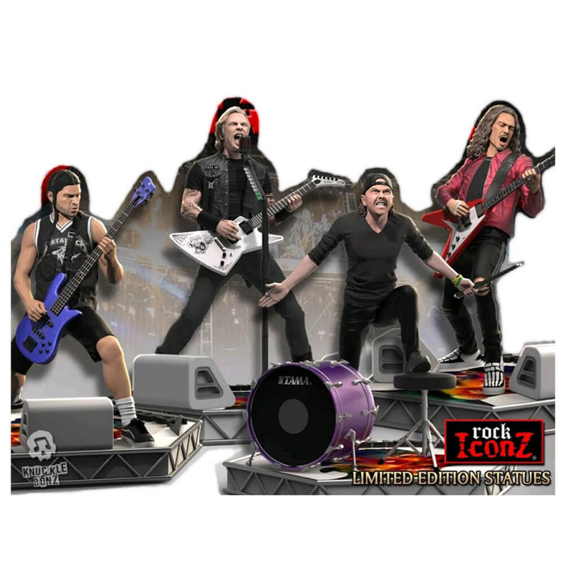 Metallica Rock Iconz Statue Set of 4