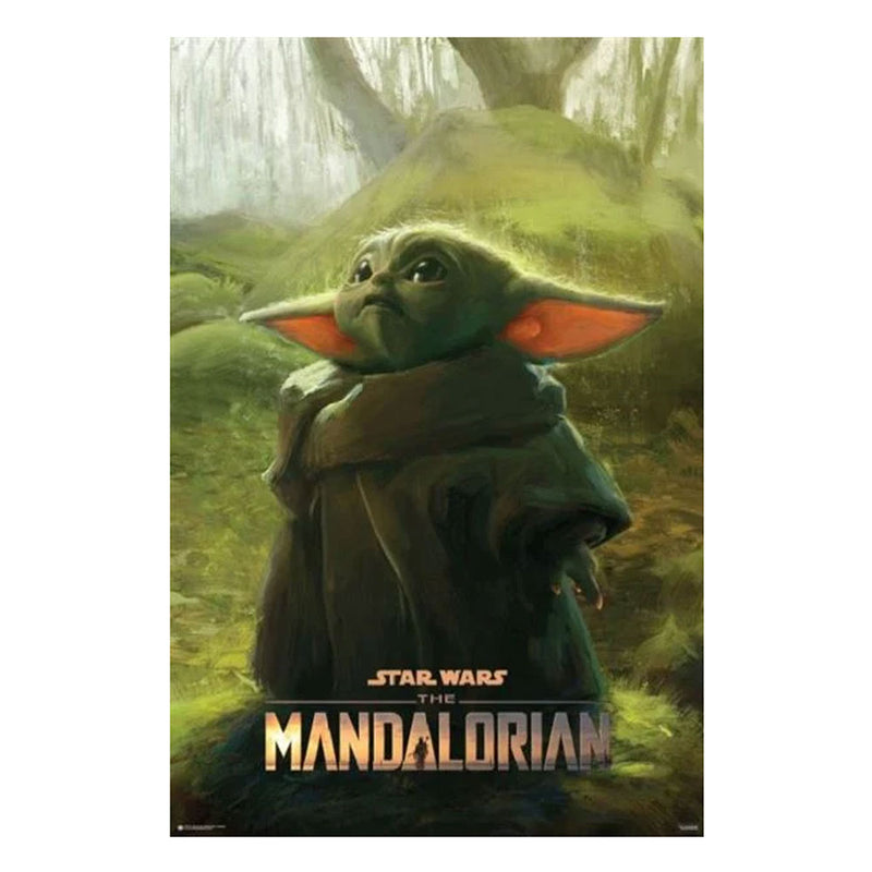 Plakat Gwiezdnych Wojen Mandalorian