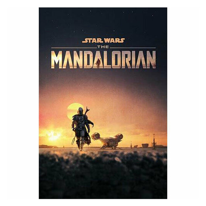 Plakat Gwiezdnych Wojen Mandalorian