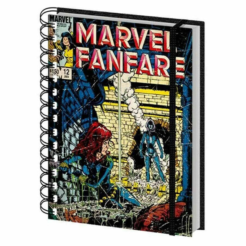 Notatnik spiralny z komiksów Marvela