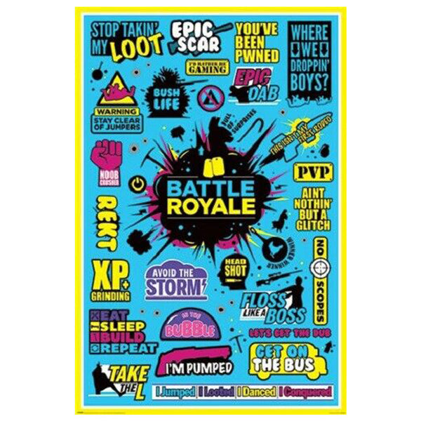 Battle Royale Infographic Poster