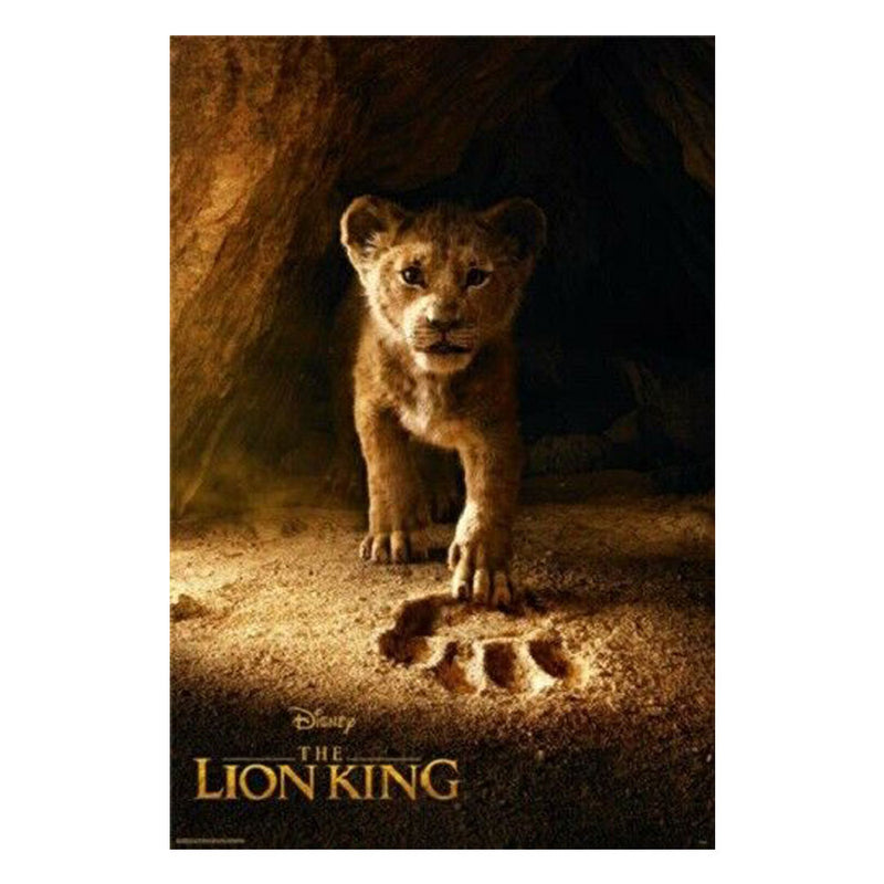 Plakat akcji na żywo „Król Lew”.