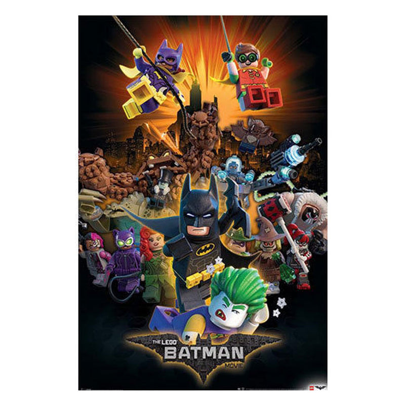 Plakat z Batmanem LEGO