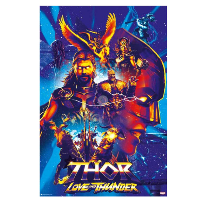 Plakat Thor: Miłość i grzmoty (61x91,5 cm)