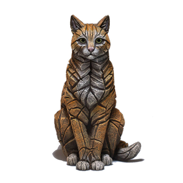 Edge Sculpture Ginger Cat Figure (38cm)