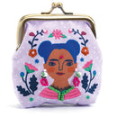 Urocza torebka Djeco z metalowym zapięciem w stylu retro