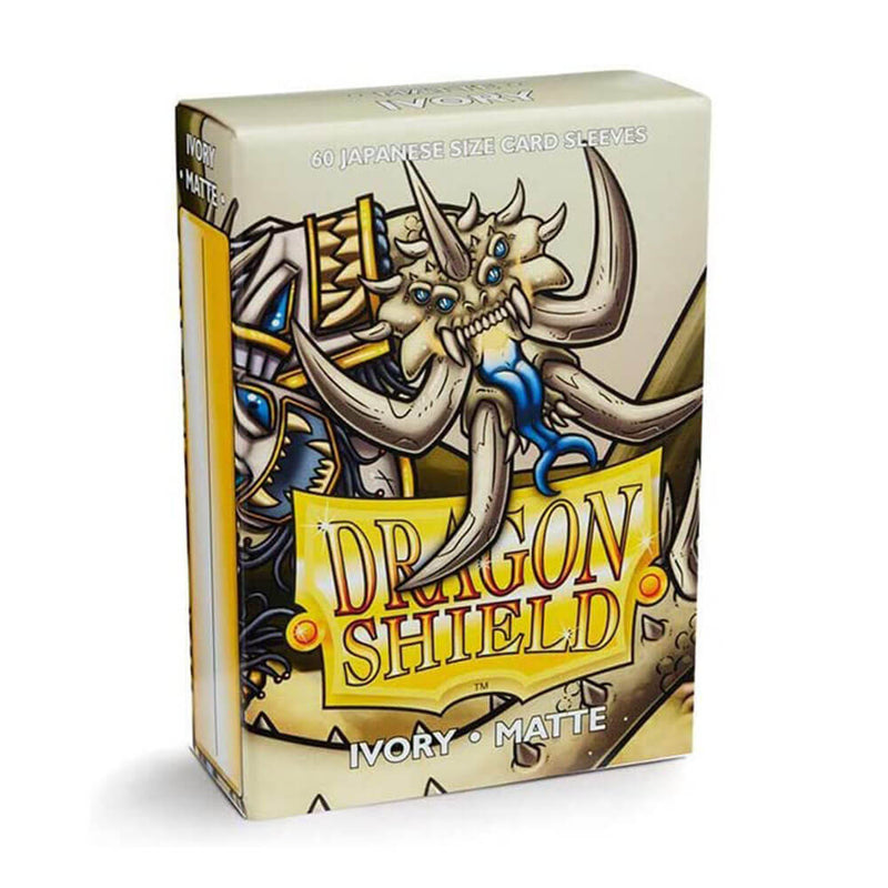 Japońskie matowe koszulki na karty Dragon Shield, pudełko 60 sztuk