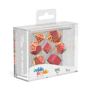 Kości RPG Metalowe świecące w ciemności Oakie Doakie 7szt