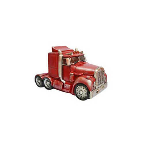 Décor Red Semi-Trailer Truck LED Table Lamp