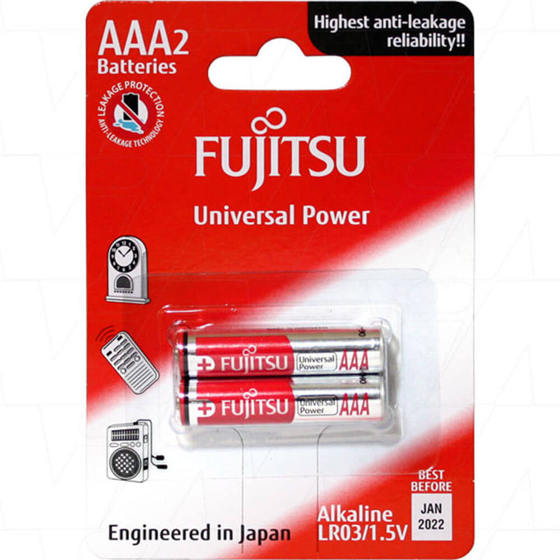 Uniwersalny zasilacz alkaliczny Fujitsu Blister (2 sztuki w zestawie)