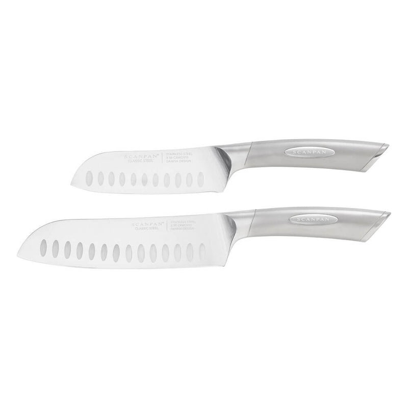 Klasyczny nóż Santoku Scanpan ze stali nierdzewnej