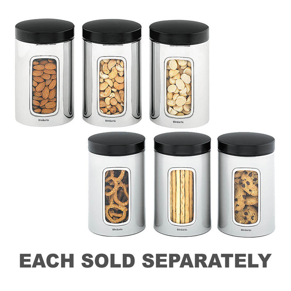 Storage Canister w/ Window Set of 3 (1.4L)